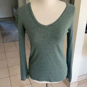 Green Long Sleeve Top